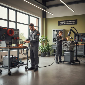 How induction heating reduces co2 emissions in repair shops - Induktion.store